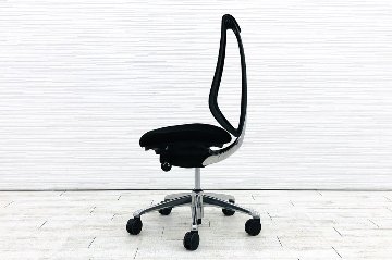 サブリナチェア 中古 オカムラ サブリナ 2013年製 ハイバック メッシュ 中古オフィス家具 事務椅子 オフィスチェア C833BR-FSY1 ブラック画像