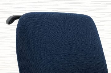 イトーキ フルゴチェア 中古 ア ハイバック クッション 可動肘 事務椅子 ITOKI 中古オフィス家具 ブルー画像