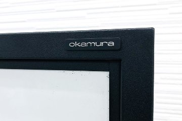 オカムラ ホワイトボード GO-DO ゴド キャスター付 片面タイプ W1800×D570×H1750mm 中古オフィス家具 画像
