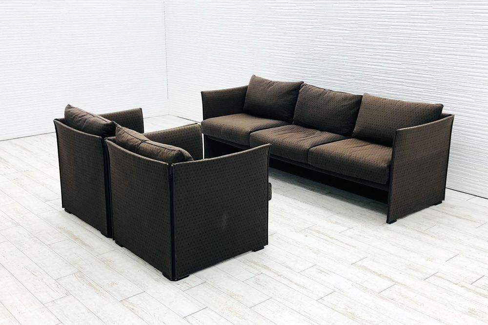 カッシーナ イクスシー ティルブリー 中古 ソファーセット 3点一式 Cassina ixc. 中古オフィス家具の画像