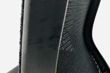オカムラ バロンチェア ローバック 中古 ポリッシュフレーム 座クッション バロン 可動肘 中古オフィス家具 ブラック画像