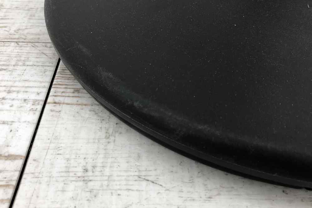 オカムラ ピルエット 中古 2018年製 ミーティングチェア 多目的チェア ハイチェア 昇降スツール スイング脚 会議椅子 ミディアムブルー画像