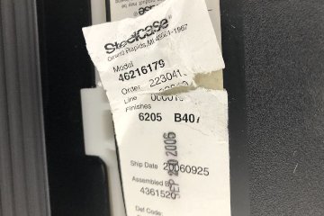 スチールケース リープチェア V2 中古 クッション Steelcase Leap 中古オフィス家具 OAチェア レッド 46216179の画像