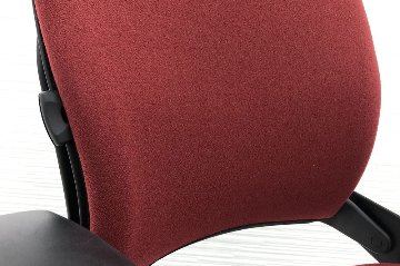 スチールケース リープチェア V2 中古 クッション Steelcase Leap 中古オフィス家具 OAチェア レッド 46216179の画像