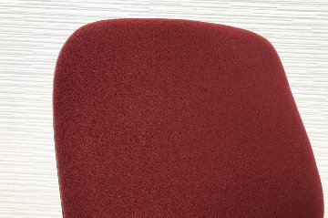 スチールケース リープチェア V2 中古 クッション Steelcase Leap 中古オフィス家具 OAチェア レッド 46216179の画像