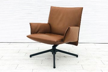 ノール パイロットチェア Knoll Pilot Chair 【2脚セット】 中古 中古オフィス家具 レザー ウォルターノル Edward Barber & Jay Osgerby画像