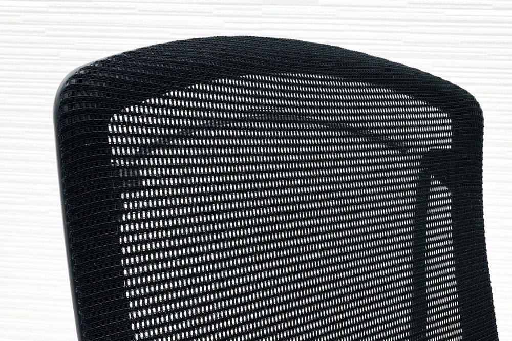 オカムラ コンテッサチェア 2017年製 中古 コンテッサ クッション 高機能チェア 中古オフィス家具 ポリッシュフレーム ブラック CM32AB画像