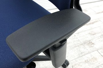 リープチェア 中古 V2 2017年製 スチールケース クッション Steelcase Leap 中古オフィス家具 LEAP-10100 ブルー画像