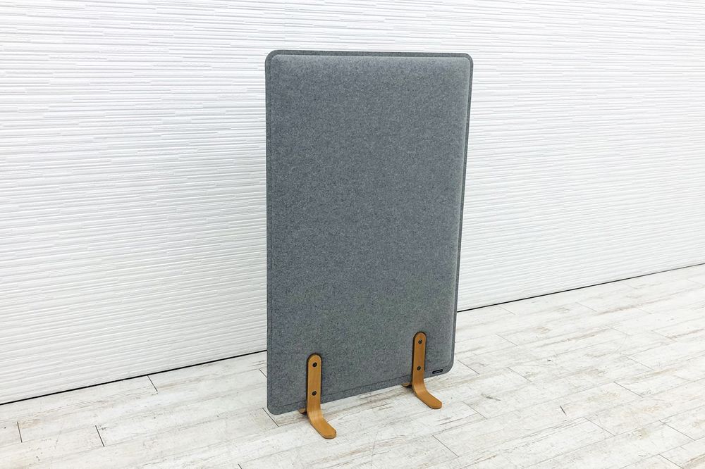 オカムラ シェアードスペース パーテーション パーティション 中古 ローパーテーション 間仕切り 安定脚付 800/325/1300の画像