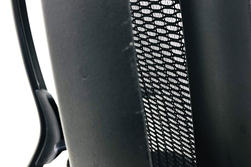 オカムラ シルフィーチェア 中古 2018年製 ハイバック 可動肘 Sylphy メッシュ 中古オフィス家具 C685BS-FMP1 ブラック画像