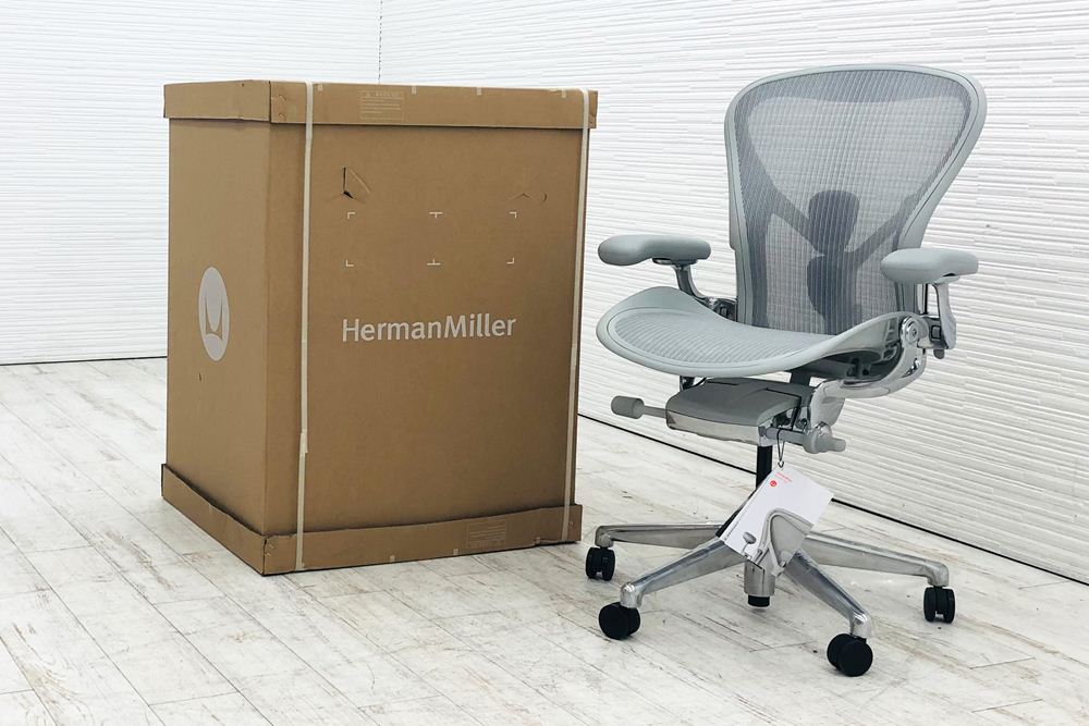 未使用品 新品 新型 Herman Miller ハーマンミラー アーロンチェア リ ...