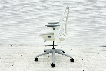 【未開封未使用品】 ハーマンミラー セイルチェア ミドルバック 中古 Herman Miller 中古オフィス家具 フルアジャスタブルアーム ランバーサポート グレーの画像