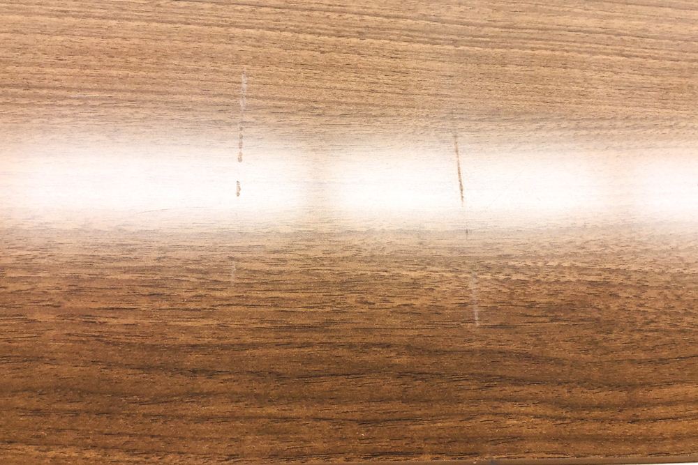 コクヨ ミーティングテーブル 中古 小型会議テーブル 中古オフィス家具 ブラウン 1500/750/720画像