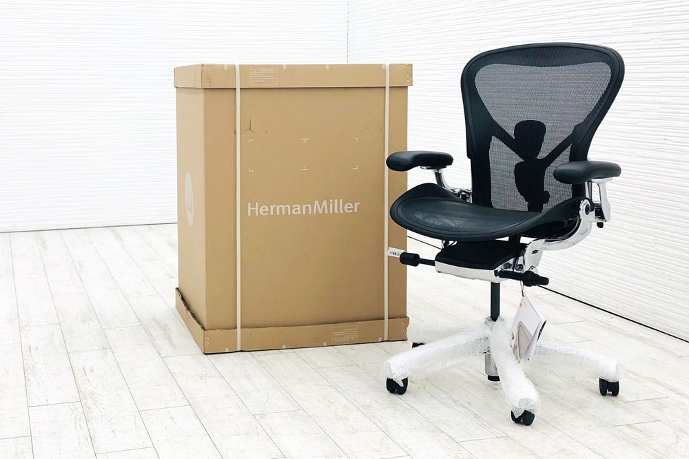 ハーマンミラー アーロンチェア フル装備 Bサイズ 中古 - オフィス用家具