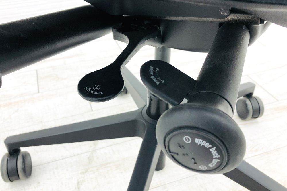 スチールケース リープチェア V2 中古 ブラック クッション Steelcase Leap 中古オフィス家具 LEAP-10100の画像