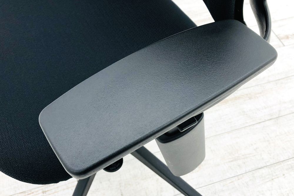 スチールケース リープチェア V2 中古 ブラック クッション Steelcase Leap 中古オフィス家具 LEAP-10100の画像