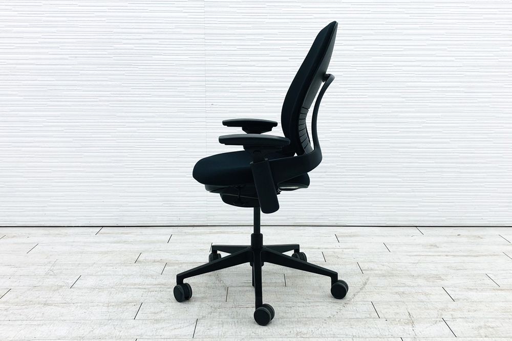 スチールケース リープチェア V2 中古 ブラック クッション Steelcase Leap 中古オフィス家具 LEAP-10100の画像