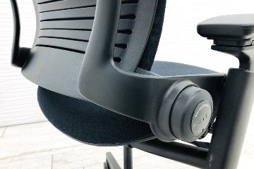 スチールケース リープチェア V2 中古 ブラック クッション Steelcase Leap 中古オフィス家具 LEAP-10100の画像
