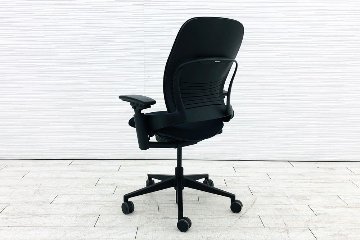 スチールケース リープチェア V2 中古 ブラック クッション Steelcase Leap 中古オフィス家具 LEAP-10100の画像