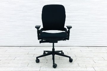 スチールケース リープチェア V2 中古 ブラック クッション Steelcase Leap 中古オフィス家具 LEAP-10100の画像