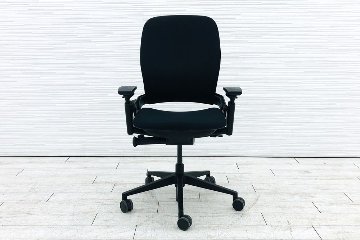 スチールケース リープチェア V2 中古 ブラック クッション Steelcase Leap 中古オフィス家具 LEAP-10100画像