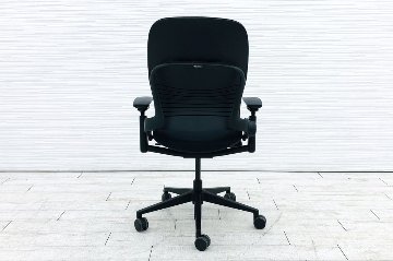 スチールケース リープチェア V2 中古 ブラック クッション Steelcase Leap 中古オフィス家具 LEAP-10100の画像