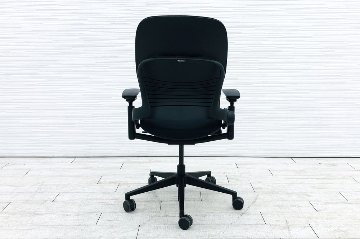 スチールケース リープチェア V2 中古 ブラック クッション Steelcase Leap 中古オフィス家具 LEAP-10100画像