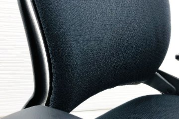 スチールケース リープチェア V2 中古 ブラック クッション Steelcase Leap 中古オフィス家具 LEAP-10100の画像