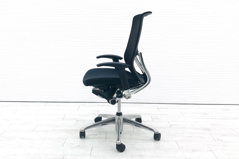 【専用ページ】 9脚セット オカムラ ゼファーチェア 中古 オフィスチェア ゼファー 中古オフィス家具 Zephyr クッション メッシュ 可動肘 ブラックの画像