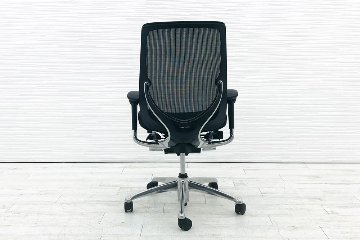 【専用ページ】 9脚セット オカムラ ゼファーチェア 中古 オフィスチェア ゼファー 中古オフィス家具 Zephyr クッション メッシュ 可動肘 ブラックの画像