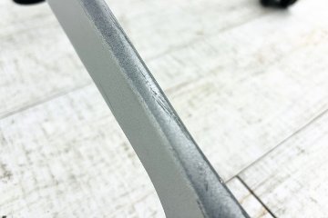 バロンチェア 中古 オカムラ Baron エクストラハイバック 座面メッシュ 可動肘 中古オフィス家具 固定ヘッドレスト シルバーフレーム ブラックの画像