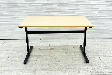 井上金庫 ミーティングテーブル 小型会議テーブル 中古 中古オフィス家具 会議机 1200/750/720の画像