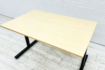 井上金庫 ミーティングテーブル 小型会議テーブル 中古 中古オフィス家具 会議机 1200/750/720の画像