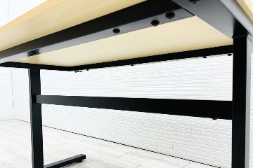 井上金庫 ミーティングテーブル 小型会議テーブル 中古 中古オフィス家具 会議机 1200/750/720の画像