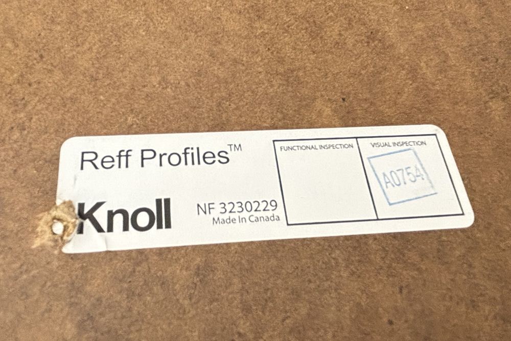 ノール ソーホーステーブル 中古 Knoll Rockwell Unscripted Sawhorse Table 1830/915/715の画像