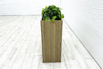 イトーキ プラントボックス 造花付き 中古 フェイクグリーン 間地切り 中古オフィス家具 フラワースタンド 900/300/700の画像