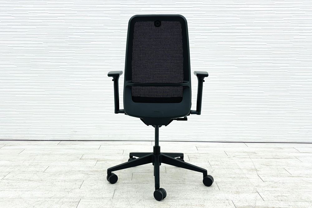 Personality(パーソナリティ)シリーズ スチールケース 中古 Steelcase 中古オフィス家具 ブラック PVT-111111の画像