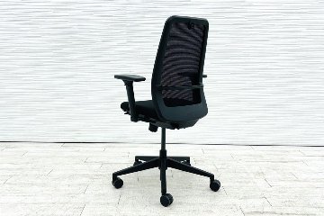 Personality(パーソナリティ)シリーズ スチールケース 中古 Steelcase 中古オフィス家具 ブラック PVT-111111の画像