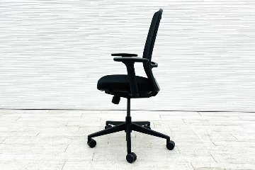 Personality(パーソナリティ)シリーズ スチールケース 中古 Steelcase 中古オフィス家具 ブラック PVT-111111の画像
