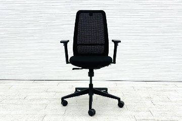 Personality(パーソナリティ)シリーズ スチールケース 中古 Steelcase 中古オフィス家具 ブラック PVT-111111の画像