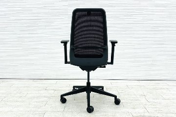 Personality(パーソナリティ)シリーズ スチールケース 中古 Steelcase 中古オフィス家具 ブラック PVT-111111の画像