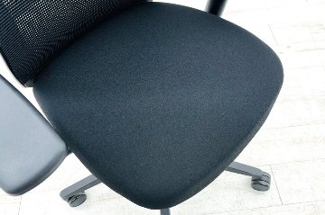 Personality(パーソナリティ)シリーズ スチールケース 中古 Steelcase 中古オフィス家具 ブラック PVT-111111の画像