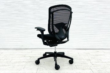 オカムラ コンテッサセコンダ 中古 2019年製 Contessa seconda CC83MS-FPC1 コンテッサチェア 中古オフィス家具 ブラックの画像