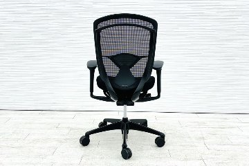 オカムラ コンテッサセコンダ 中古 2019年製 Contessa seconda CC83MS-FPC1 コンテッサチェア 中古オフィス家具 ブラックの画像