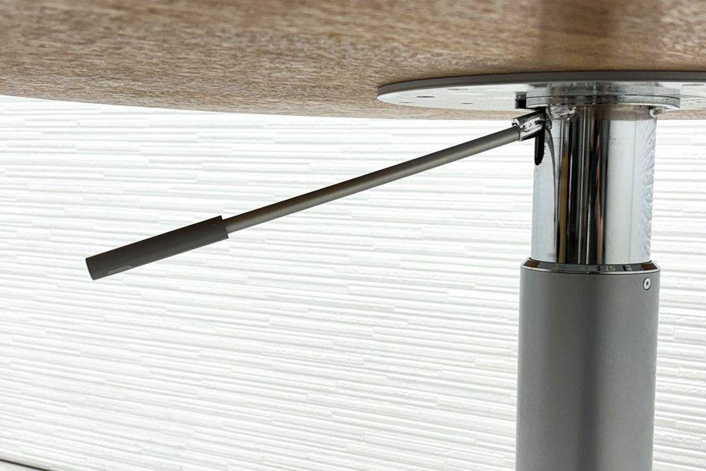 昇降テーブル 丸テーブル 中古 ハイテーブル ハーマンミラー Herman Miller カウンターテーブル 1000/1000/745～1145の画像