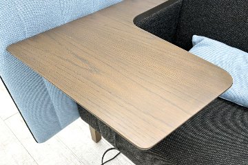 コクヨ ワークブース 中古 インターバル 2.5サイドタイプ パーテーション ラウンジソファ 1人用ソファ 中古オフィス家具 カプセルソファーの画像