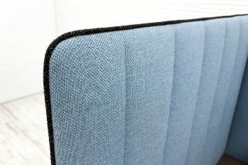 コクヨ ワークブース 中古 インターバル 2.5サイドタイプ パーテーション ラウンジソファ 1人用ソファ 中古オフィス家具 カプセルソファーの画像