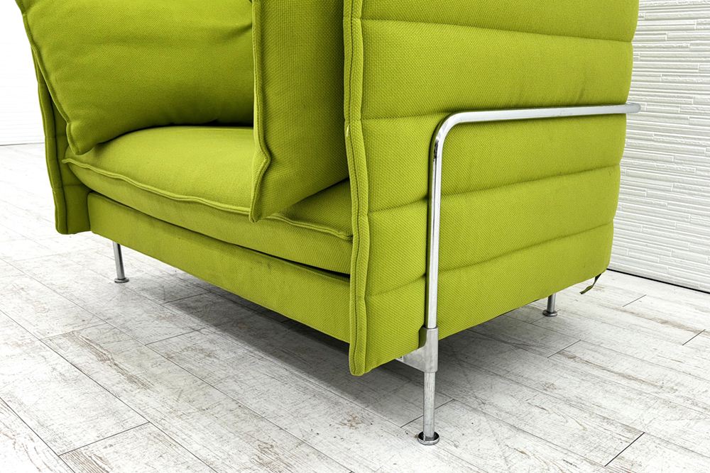 ヴィトラ アルコーヴソファ 中古 Vitra Alcove sofa 一人用ソファ ハイバックソファ 中古オフィス家具 1200/850/1370の画像