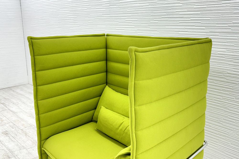 Vitra Alcove sofa ヴィトラ アルコーヴソファ 中古 一人用ソファ ハイバックソファ 中古オフィス家具 1200/850/1370