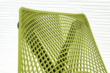 【未開封未使用品】 ハーマンミラー セイルチェア ミドルバック 中古 Herman Miller SAYL Chair 中古オフィス家具 可動肘 グリーンの画像